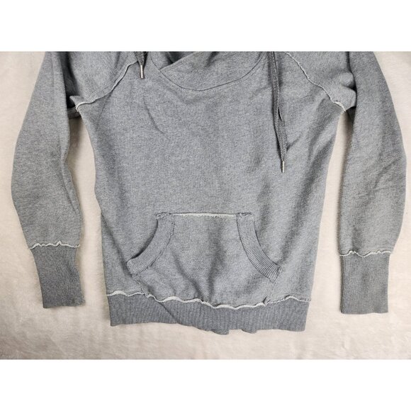 Lululemon Athletica Women’s Effortless Hoodie Gray Drawstring Sweatshirt 8 - Picture 3 of 11